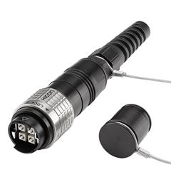 LWL 4-fach-LC KabelPlug +Protective cap Patch-male connector, straight, silver