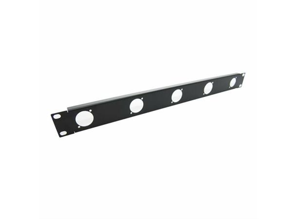 Penn 1U Rack Panel, 5 x Powercon True Blindpaneler og fronter