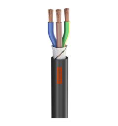 TITANEX H07RN-F, sort, 3 x  2,5mm² Rubber Sleeve Cable