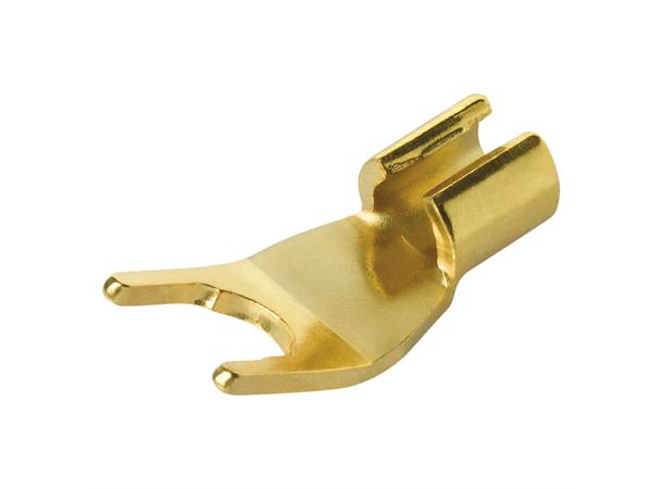 HICON Cable shoe Gold plated contact(s), angled 