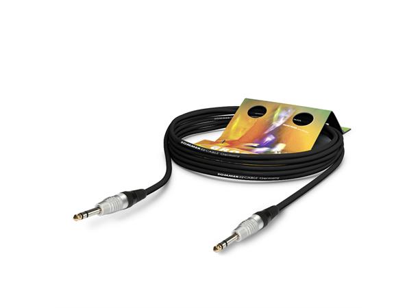 MC Club MkII, sort,  5,00m Patch- / insertcable 