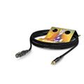 IC Tricone sort XLR / RCA, HICON 0,25m, black
