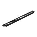 Penn 1U Rack Panel, 12 x Neutrik D Stanset for Neutrik D-Series