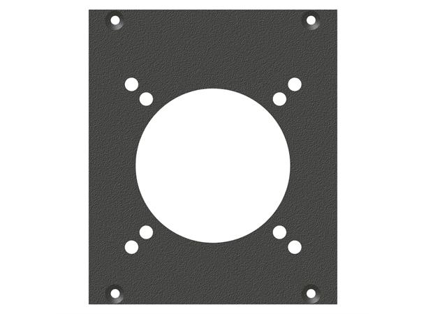 SYSBOXX-Front panel 2HE 2BE 1xCEE3-16/ 