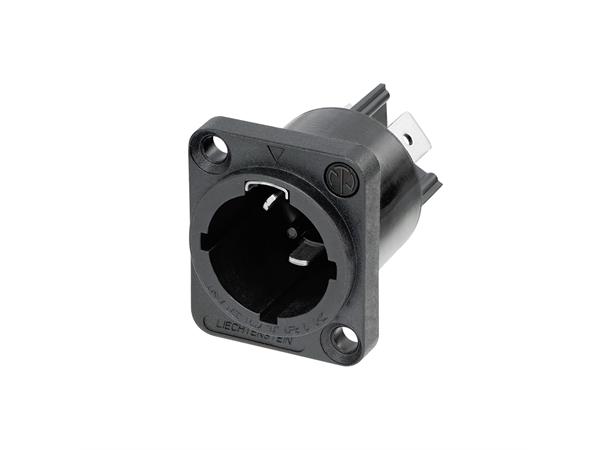NEUTRIK powerCON True 1 Ch Outlet 1/4" flat tab Terminal CBC