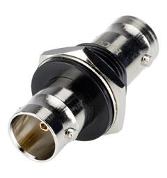HICON BNC 3G-SDI patch-female connector Ground isolated, thread 1/2", nickel