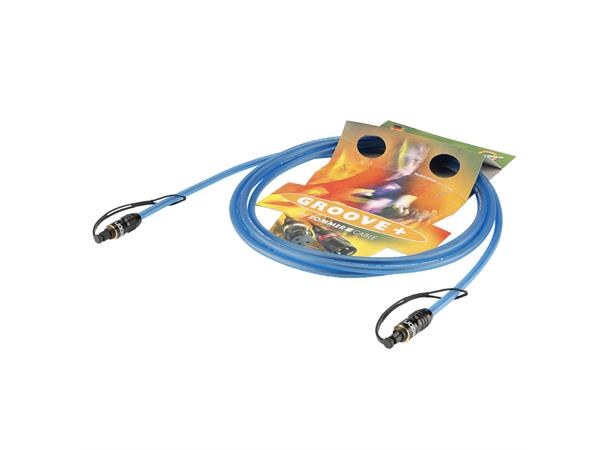 LWL Kabel Octopus Pur, blå, 15,00m Toslink / Toslink