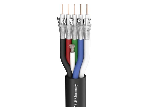TRANSIT 5, 75 Ohm Long distance RGBHV HD kabel for lange strekk.