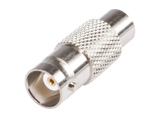 HICON BNC Adapter BNC female/RCA female straight, silver