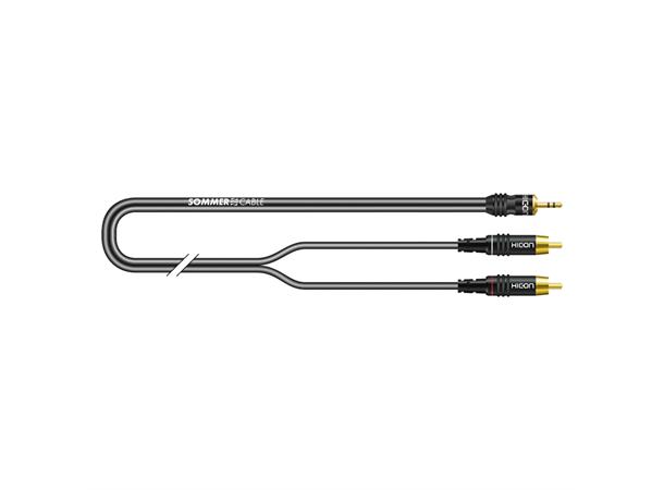 IC Onyx 2x0,25qmm, sort,  2,50m
