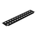 2U Rack Panel, 16 x Neutrik D Stanset for Neutrik D-Series