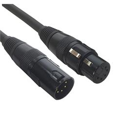 Accu Cable AC-DMX5/3m 5 p. XLR m/5 p. XLR f 3m DMX
