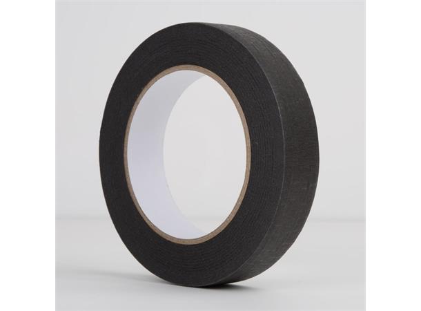 LeMark Artist Crepe Tape 24mm x 50m, Black (paper)