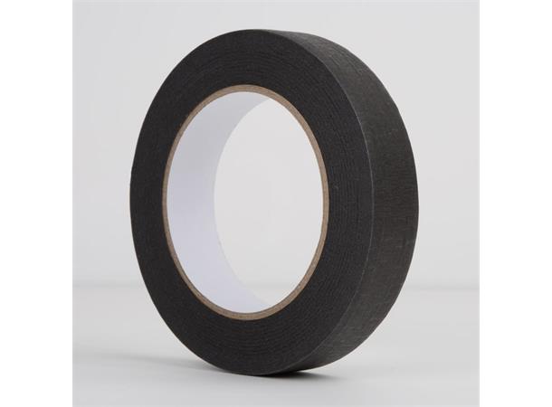 LeMark Artist Crepe Tape 24mm x 50m, Black (paper) 