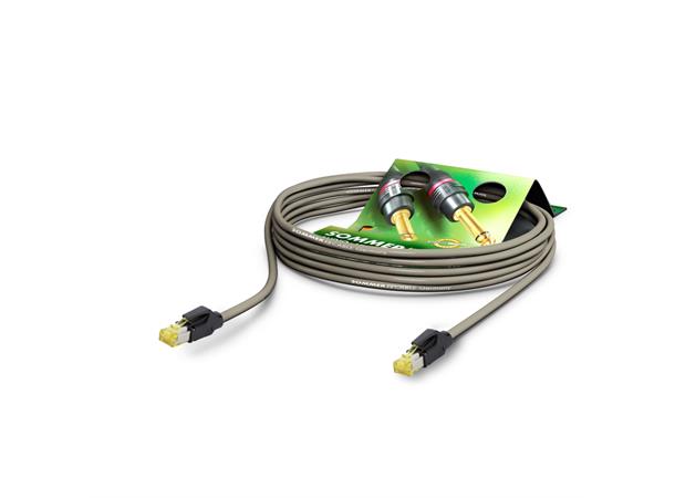 Network cable CAT7 PUR, grå,  0,50m SC-Mercator CAT.7 PUR, 8 x 0,14 mm² 