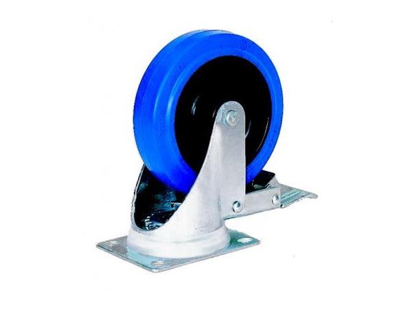 Penn Blue swivel castor 125mm w/brake Load Capacity: 150Kg 