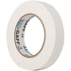PRO-GAFFER, hvit, 24mm x 22,8m Konsollteip, skriveteip, matt overflate