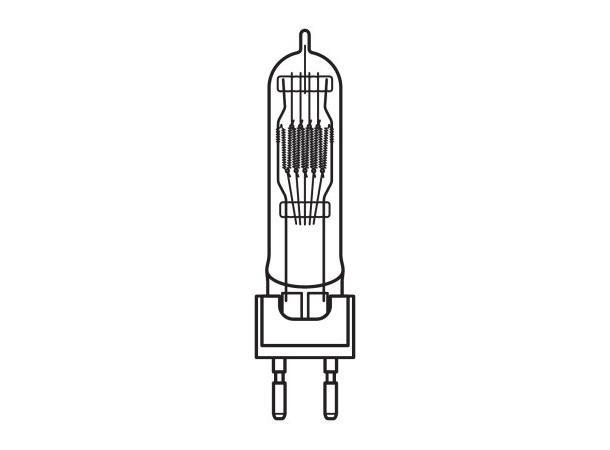 64796 CP/91 2500W 230V G22 FS1 Tungsten Halogen CP/91, 2500W 230V, G22
