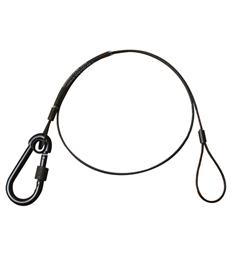 Doughty MULTISAFE, Sikkerhetswire 20Kg SAFETY BOND 2x750mm M6 Carb.