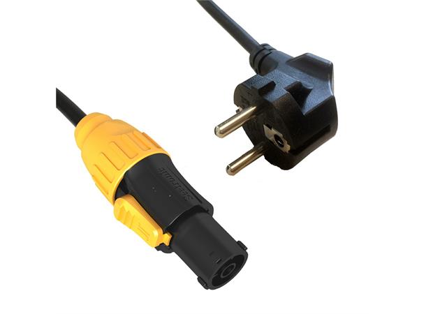 MPC IP65 Locking Power - CEE 7/7 2m PowerCon True 1 