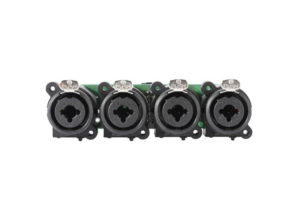 SYSBOXX-Modul 1HE 3BE 4xNCJ6FIV, Connector Module 4 x combo