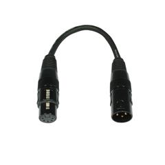 DMX overgang 3pin male - 5pin female AC-DMXT/3M5F 3pin male/5pin female