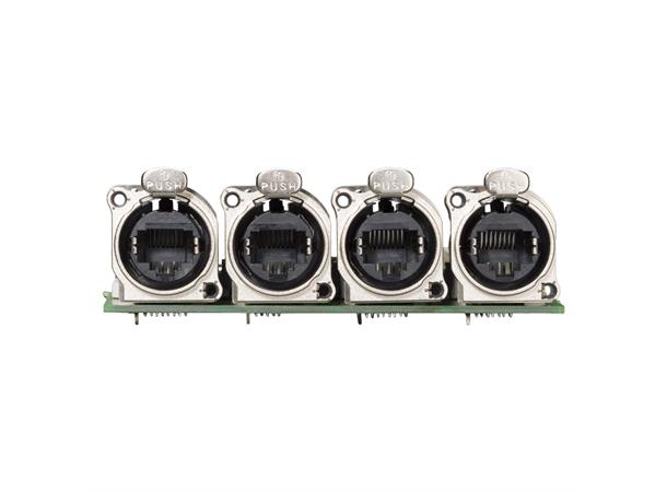 SYSBOXX-Modul 4xEtherCON>LSA TIA/EIA568B Connector Module 4 x NE8-Serie