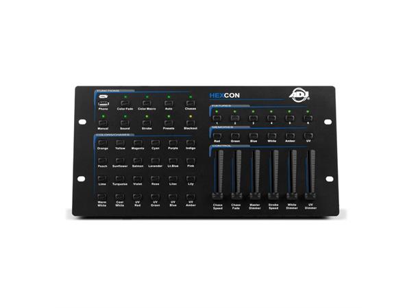 36-channel DMX controller ADJ HEX series products