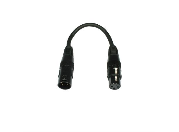 DMX overgang 5pin male - 3pin female AC-DMXT/5M3F 5pin male/3pin female 