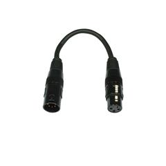 DMX overgang 5pin male - 3pin female AC-DMXT/5M3F 5pin male/3pin female
