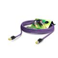 Network cable CAT7 PUR, lilla,  1,00m SC-Mercator CAT.7 PUR, 8 x 0,14 mm²
