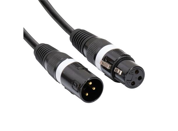 Accu Cable AC-DMX3 3m 3 p. XLRm/3 p. XLRf 3m DMX
