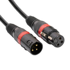 Accu Cable AC-DMX3 10m 3 p. XLRm/3 p. XLRf 10m DMX