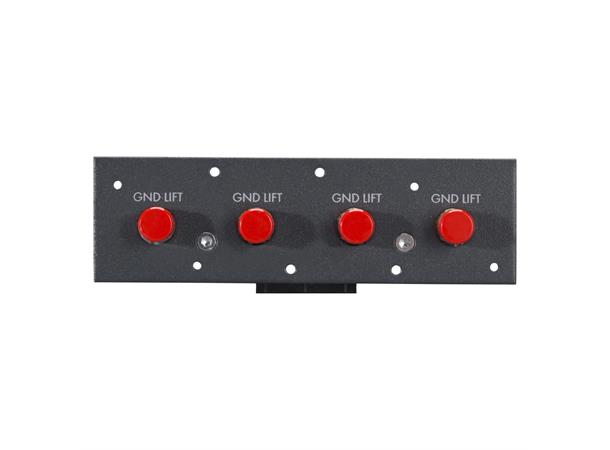 SYSBOXX-Modul 1HE 3BE 4xGND LIFT Ground lift module 