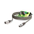 AES/EBU Binary 434, grå,  2,50m 5-Pins DMX, Neutrik.