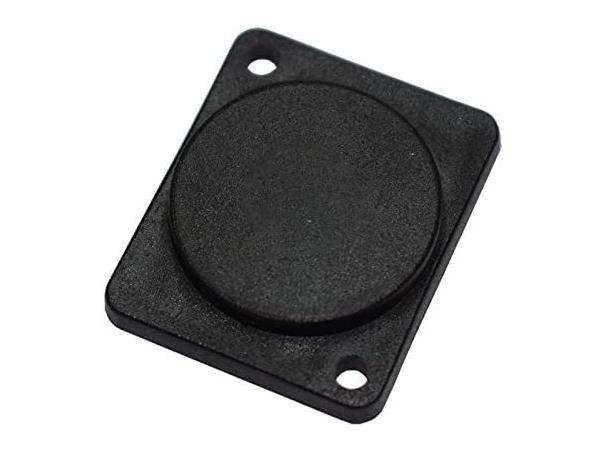 Penn REAR Mount, Plain Plug for XLR/Neutrik, blindpanel plasikk 