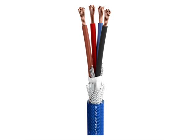 SC-Quadra Blue, HighEnd, screened 4 x 4,00 mm²; PVC Ø 15,50 mm