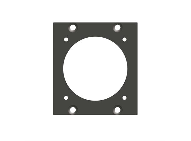 SYSBOXX-MKII-Side panel 2HE Tiefe 1fach Side panel LK85 / LK150-Hole 