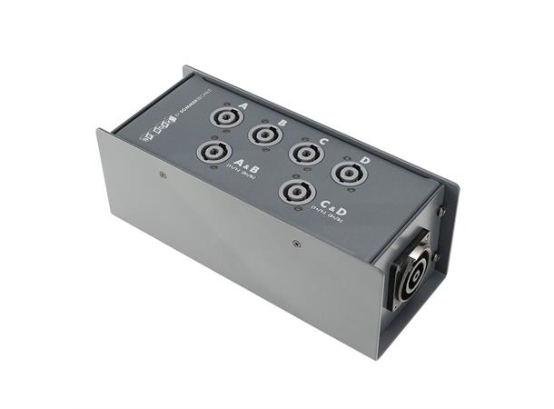 SPEAKER BOXX, NL8MPR <> 6x NL4/2 <> NL8F NL8 IN + Linkout/NL4/2; HICON/NEUTRIK 