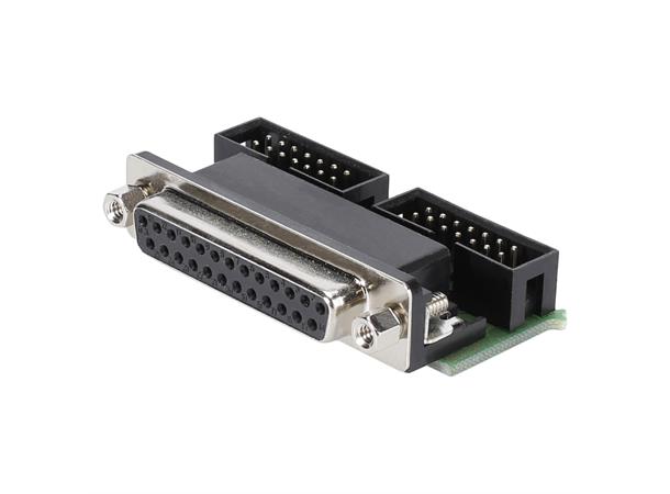 SYSBOXX-Modul 2HE 1BE 1xSUB-D 25pol, Module SUB-D 25-pole  female 