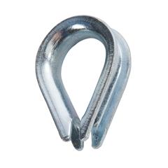 Kause galvanisert hjerte 4mm Kause 4mm