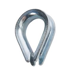 Kause galvanisert hjerte 4mm Kause 4mm