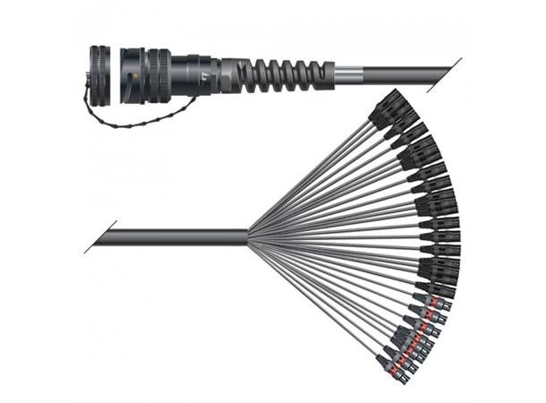 Multicorecable Quantum, 4,00m LK85 til 24x Neutrik NC3MXX 