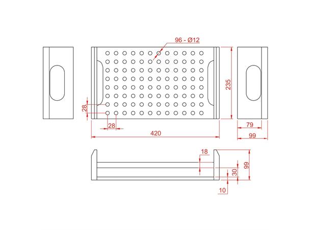 Pin Inlay for Conus Case ACA-SW 