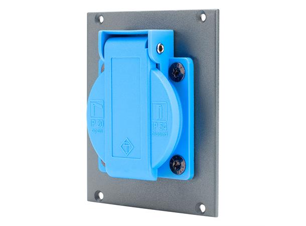 SYSBOXX-Modul 2HE 2BE 1x US 13Amp Socket Module for SYS housing series 