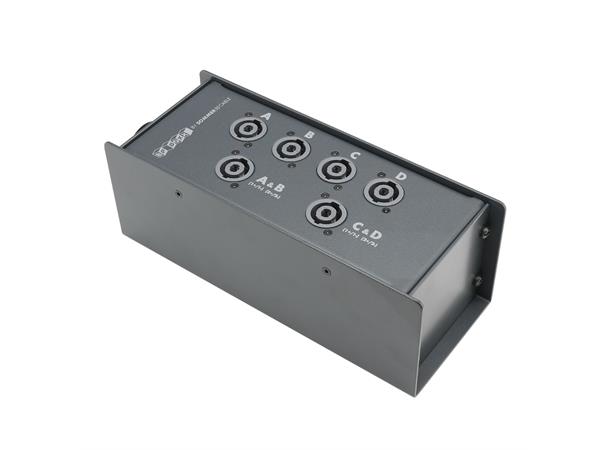 SPEAKER BOXX, LK8MP <> 6x NL4/2 LK8MP/NL4/2; HICON/NEUTRIK 