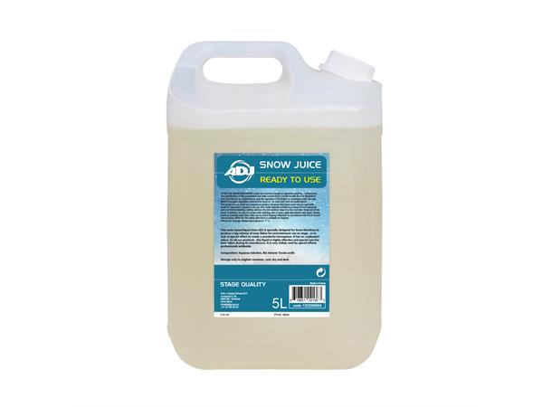 Snow Juice Produced foam flakes