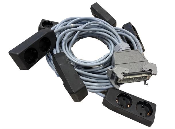 Harting Broutlegg 1-6m Dobbel grenuttak 18x2,5mm w/ lock 