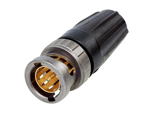 NEUTRIK® BNC, 2-pole crimp-male connector, straight