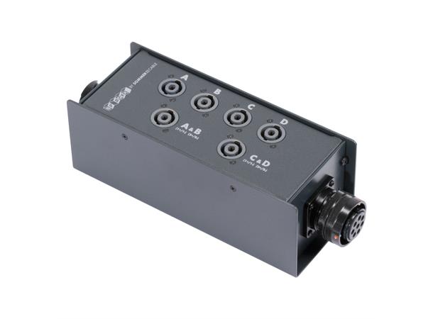 SPEAKER BOXX, LK8MP <> 6x NL4/2 LK8MP/NL4/2; HICON/NEUTRIK